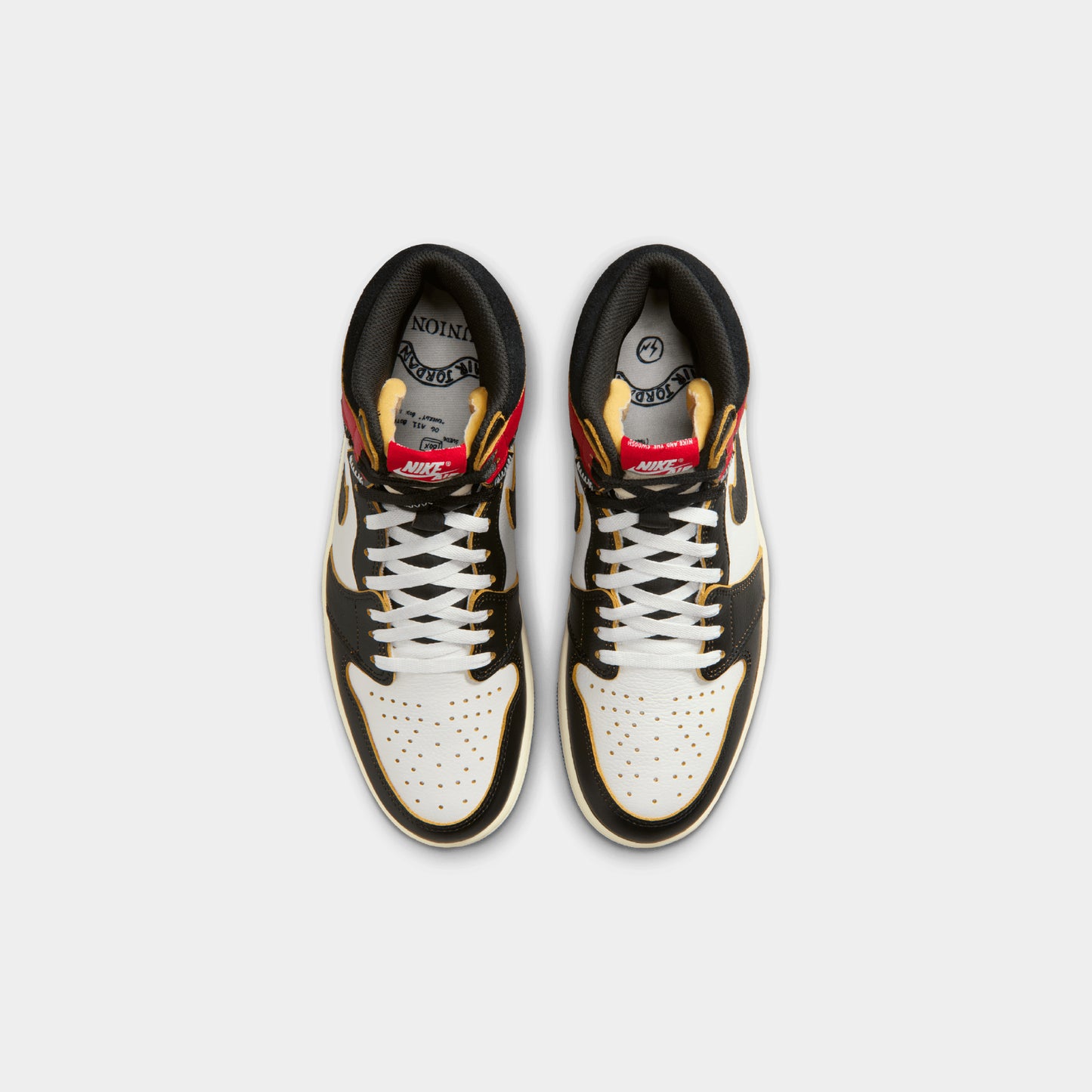 Air Jordan 1 Retro High OG x Union x Fragment "Black and Varsity Red"