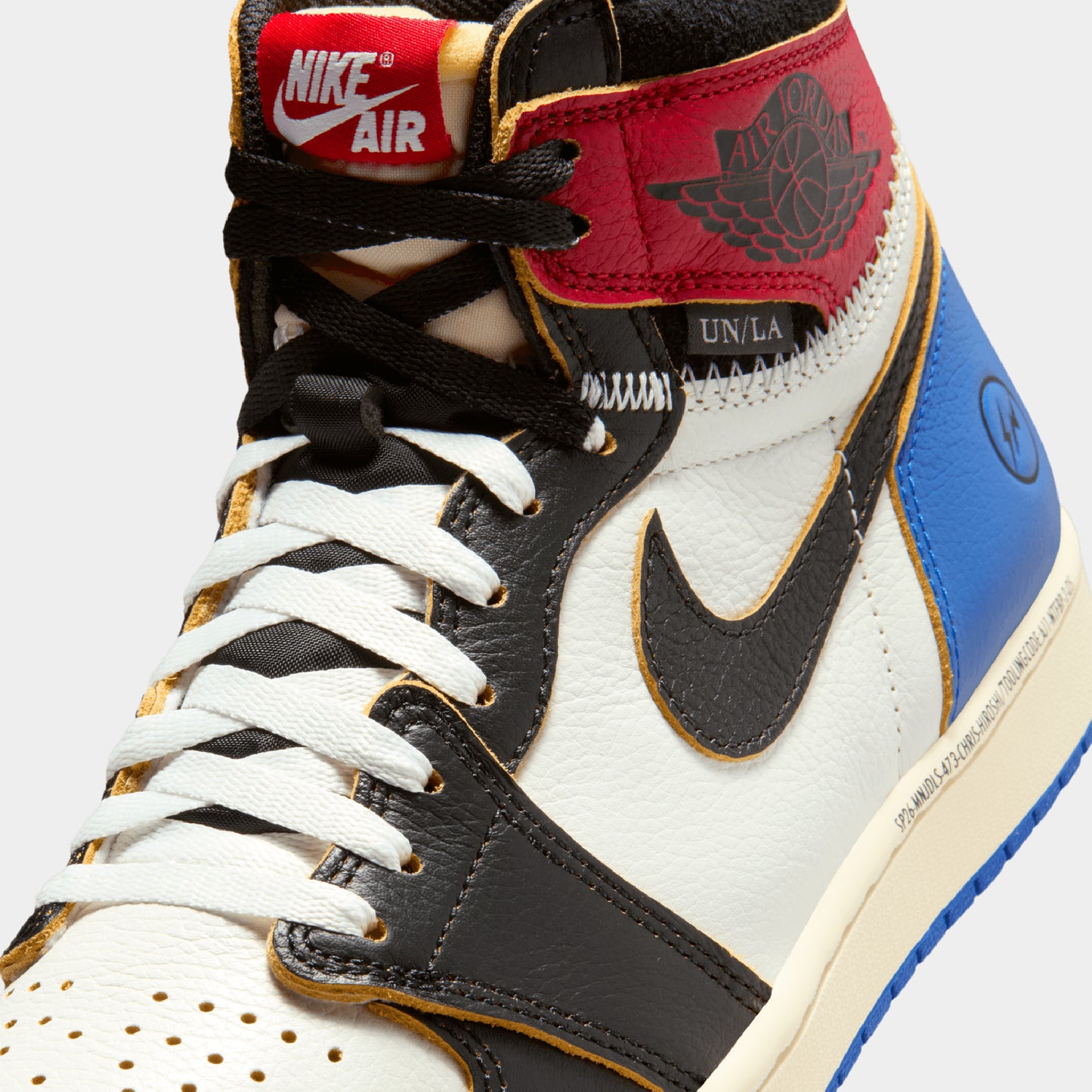 Air Jordan 1 Retro High OG x Union x Fragment "Black and Varsity Red"