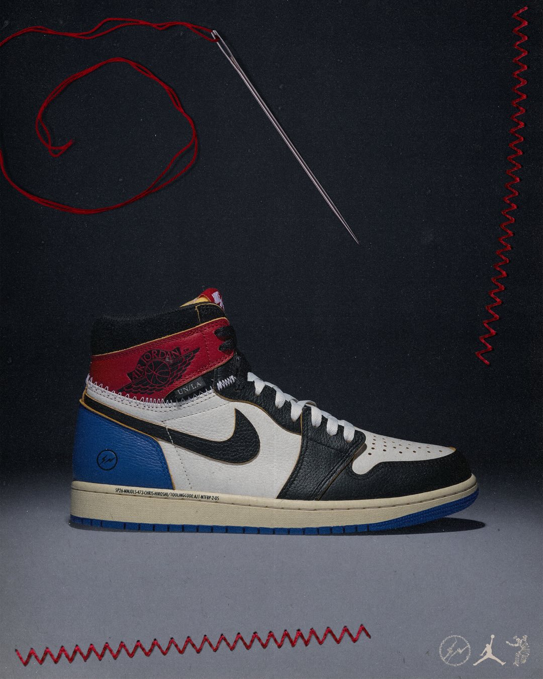 Air Jordan 1 Retro High OG x Union x Fragment 